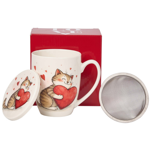 Šolja sa infuzerom MACA SA SRCEM 