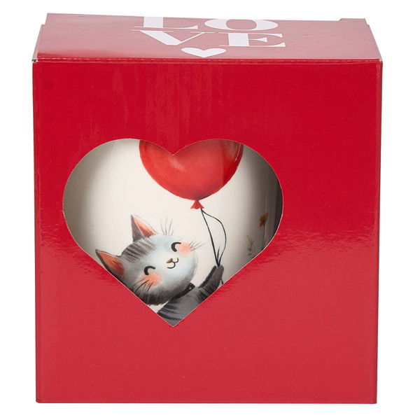 Šolja sa infuzerom MAČKA SA BALONOM 