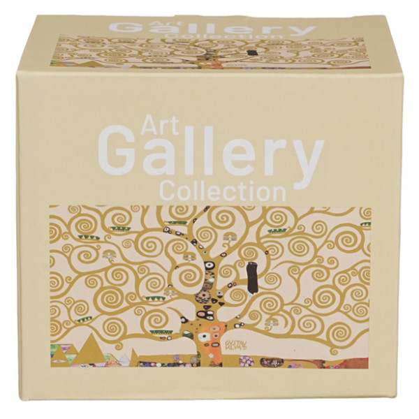 Šolja sa stopicom TREE OF LIFE ECRU - KLIMT 