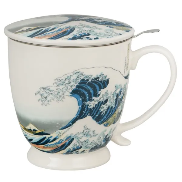 Šolja sa stopicom THE GREAT WAVE - HOKUSAI 
