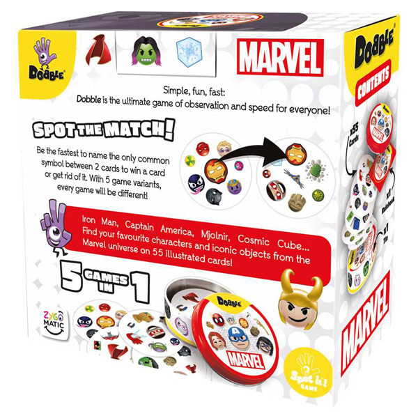 Dečija igra DOBBLE MARVEL EMOJI 