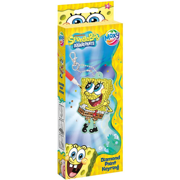 Kreativni set DIAMOND PAINTING PRIVEZAK -SUNĐER BOB 