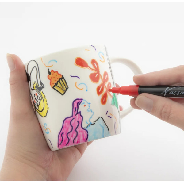 NASSAU markeri za staklo i porcelan 12kom 