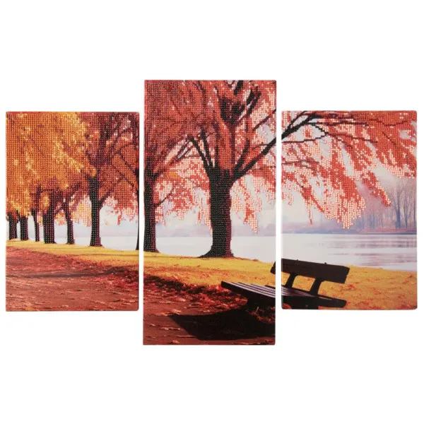 Kreativni set DIAMOND PAINTING TRIPTYCH - DRVO 