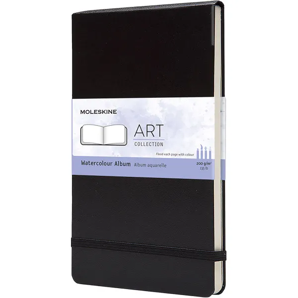Notes 9x14cm MOLESKINE ART Watercolour, tvrd povez, prazni listovi 