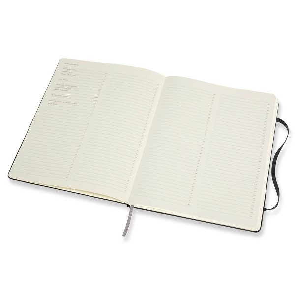 Notes 19x26cm XL MOLESKINE Black - hard 