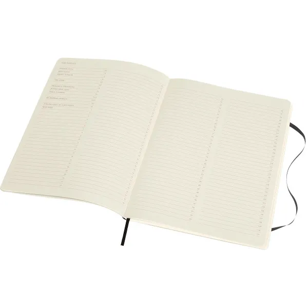 Notes 19x26cm XL MOLESKINE Black 