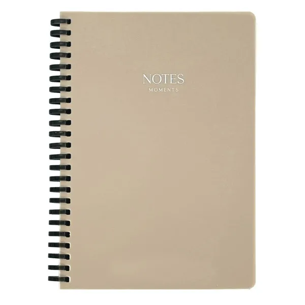 Notes A5 VICTORIA'S JOURNALS Sylicon Grey, na linije 