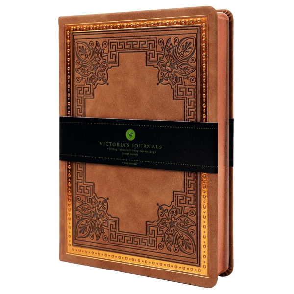 Notes 12x17 VICTORIA'S JOURNALS Vintage Brown 