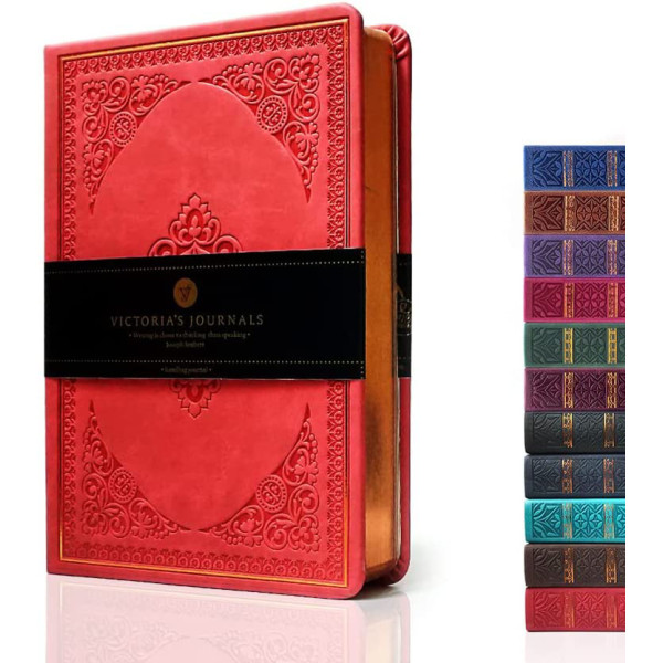 Notes 12x17 VICTORIA'S JOURNALS Vintage Red 