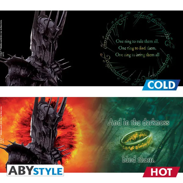 LORD OF THE RINGS termoaktivna šolja SAURON 460ml 