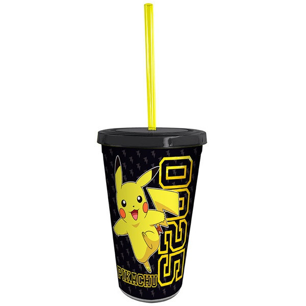 POKEMON čaša sa slamkom PIKACHU 470ml 