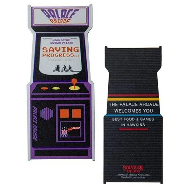 STRANGER THINGS  metalni bookmarker ARCADE 