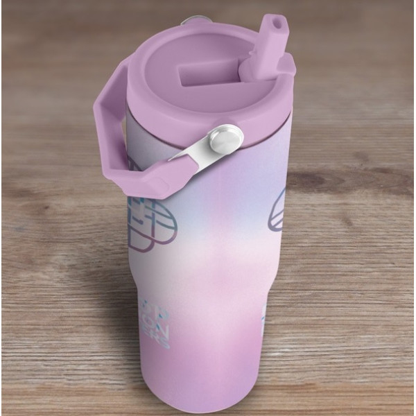 Putna šolja K-POP DEMON HUNTERS (HUNTRIX LOGO) 