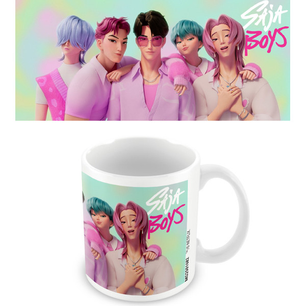 Šolja K-POP DEMON HUNTERS (SAJA BOYS) bela 