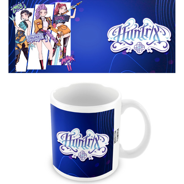 Šolja K-POP DEMON HUNTERS (HUNTRIX LOGO) bela 