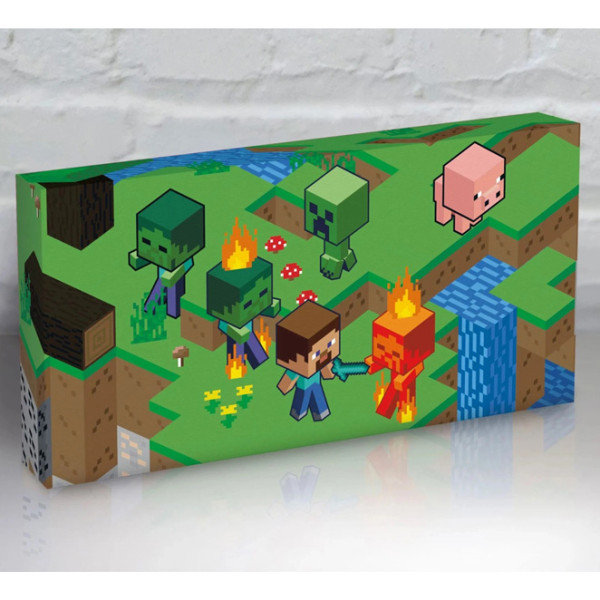 Dekorativno LED platno MINECRAFT 