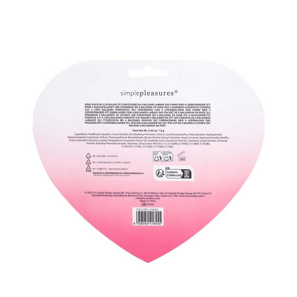 Balzam za usne VANILLA HONEY CHERRY 4x3g 