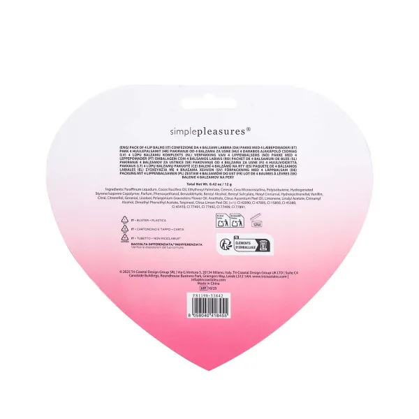 Balzam za usne VANILLA HONEY CHERRY 4x3g 