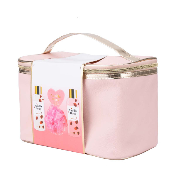 Beauty set SWEET MOMENTS (Mleko za telo, kupka, kuglice i sunđer za kupanje) 