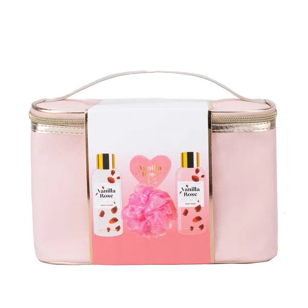 Beauty set SWEET MOMENTS (Mleko za telo, kupka, kuglice i sunđer za kupanje) 