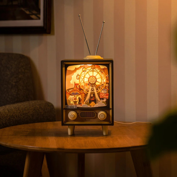 3D drvena slagalica - Sunset Carnival Music Box 