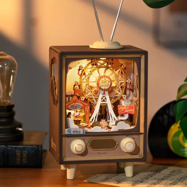 3D drvena slagalica - Sunset Carnival Music Box 