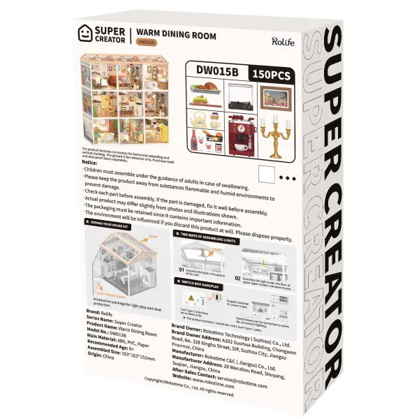 Maketa za slaganje TRPEZARIJA - Super Creator 