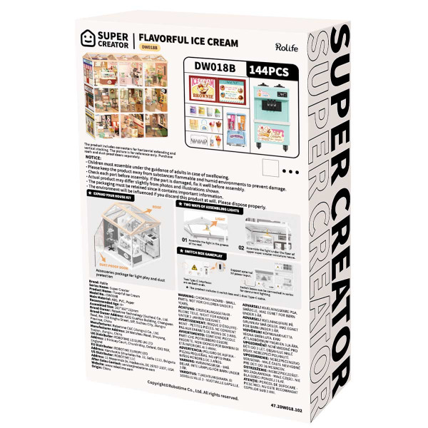 Maketa za slaganje POSLASTIČARNICA - Super Creator 