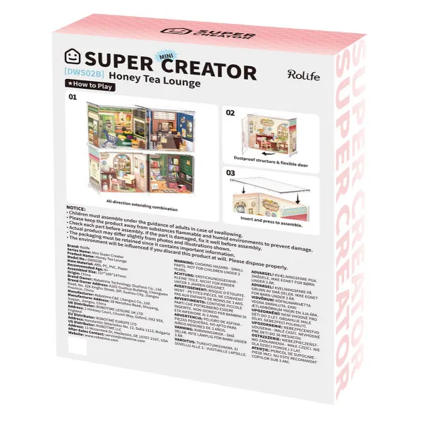 Maketa za slaganje ČAJDŽINICA - Mini Super Creator 