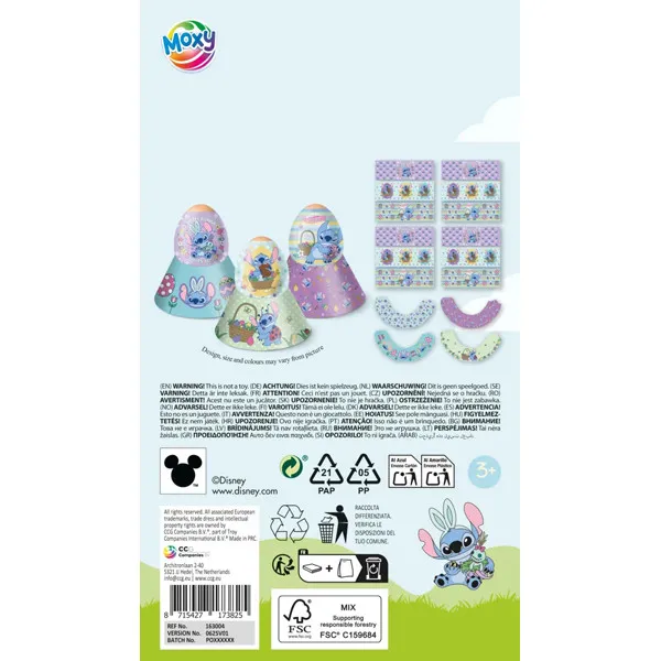 STITCH 12 dekoracija za uskršnja jaja 