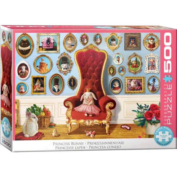 Puzzle Princess Bunny-Lucia Heffernan 500 kom 