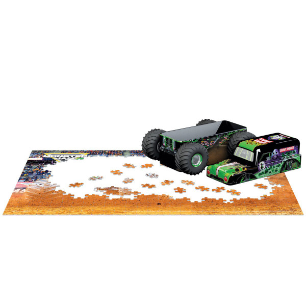 Puzzle u limenci MONSTER JAM 550kom 
