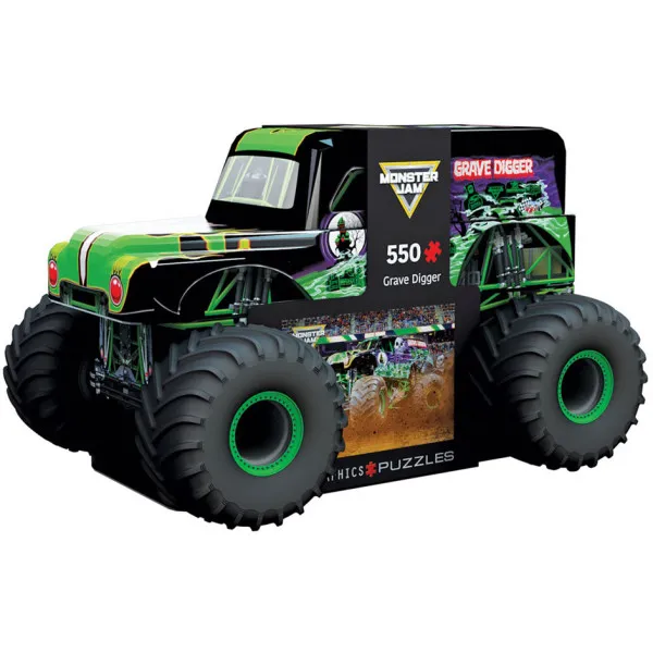 Puzzle u limenci MONSTER JAM 550kom 