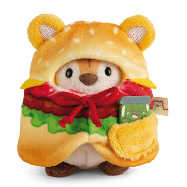 Plišana igračka tigar TIGGY u kostimu hamburgera 8cm MYMOCHI 
