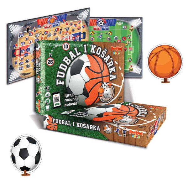 Društvena igra FUDBAL I KOŠARKA KROZ SABIRANJE I ODUZIMANJE 
