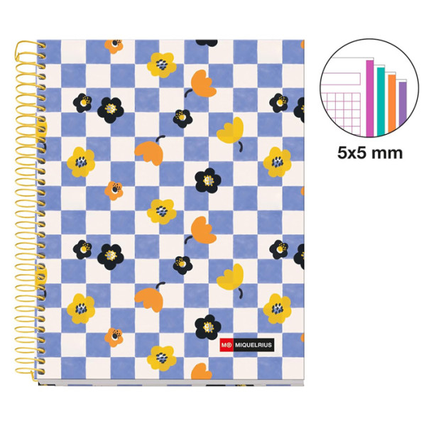 MIQUELRIUS notes A4 kvadratići SQUARE IT 