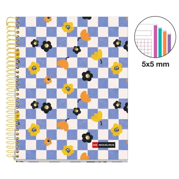 MIQUELRIUS notes A4 kvadratići SQUARE IT 