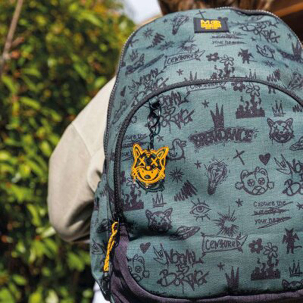 MIQUELRIUS školski ranac NOTBORING GREEN 