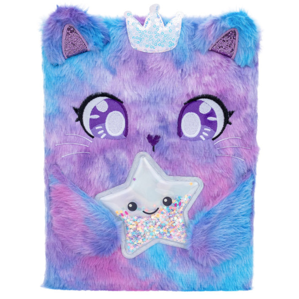 Čupavi notes KRALJICA MACA - LILA 