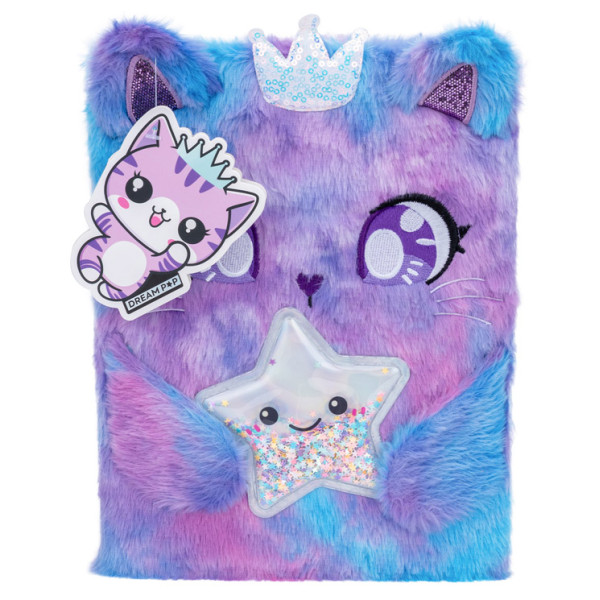 Čupavi notes KRALJICA MACA - LILA 