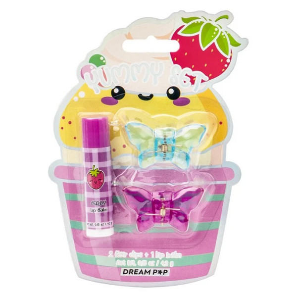 Dečji kozmetički set SJAJ ZA USNE + ŠNALICE 