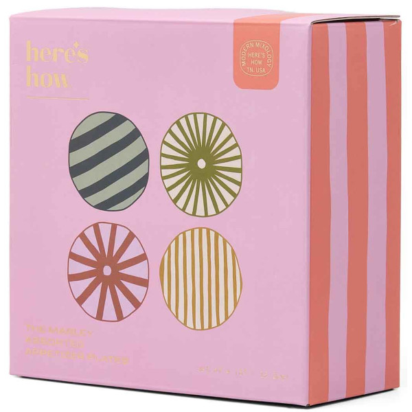 Keramički tanjirići THE MARLEY APPETIZER set od 4 