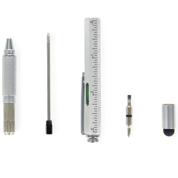 Multifunkcionalna olovka THE ARCHITECT - SREBRNA 