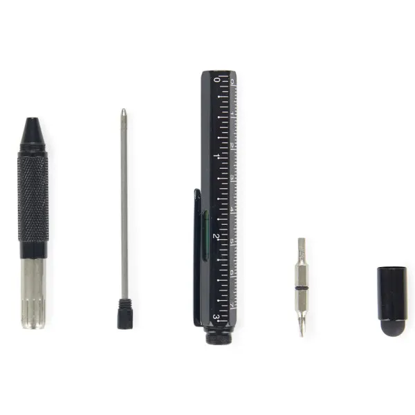 Multifunkcionalna olovka THE ARCHITECT - CRNA 