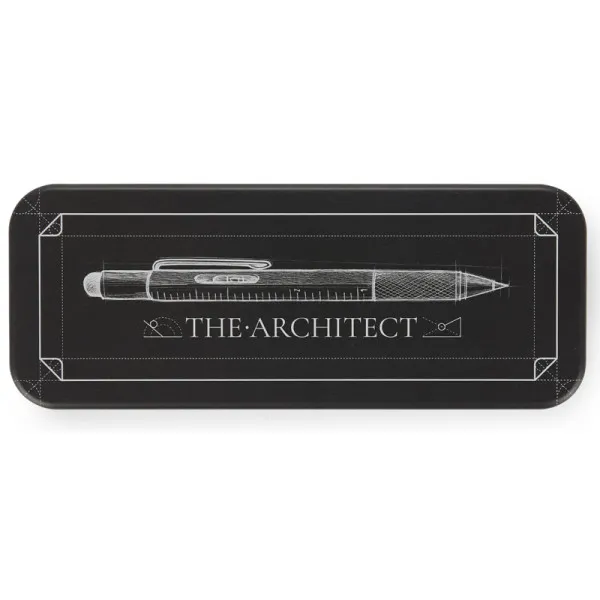 Multifunkcionalna olovka THE ARCHITECT - CRNA 