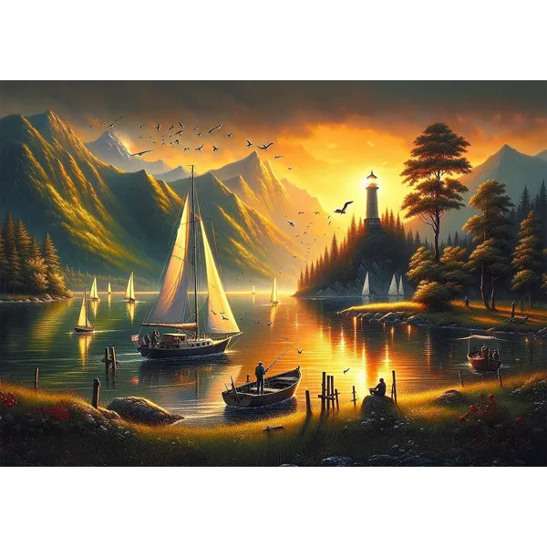 Puzzle GOLDEN SHORES - 1000kom 