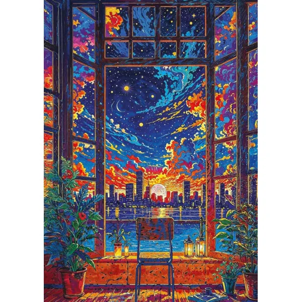 Puzzle DREAM WINDOW 1000kom 