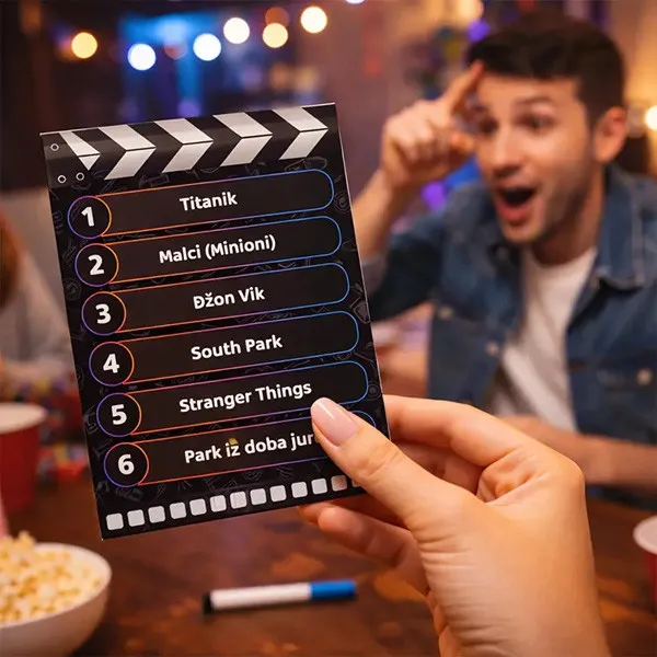 Društvena igra PICTURESQUE FILMOVI I SERIJE 