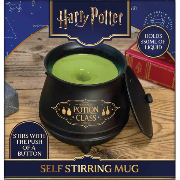 HARRY POTTER Šolja SELF-STIRRING CAULDRON WITH LID 